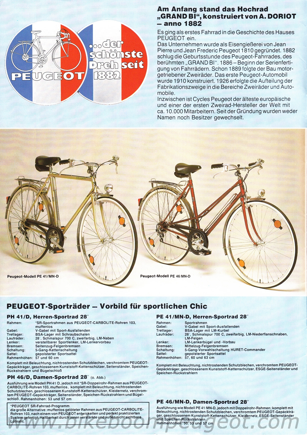 Peugeot 1983 Germany Brochure